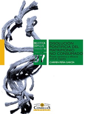 cover image of Disolución pontificia del matrimonio no consumado